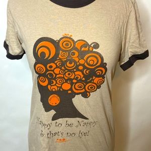 Happy to be nappy natural hair t-shirt